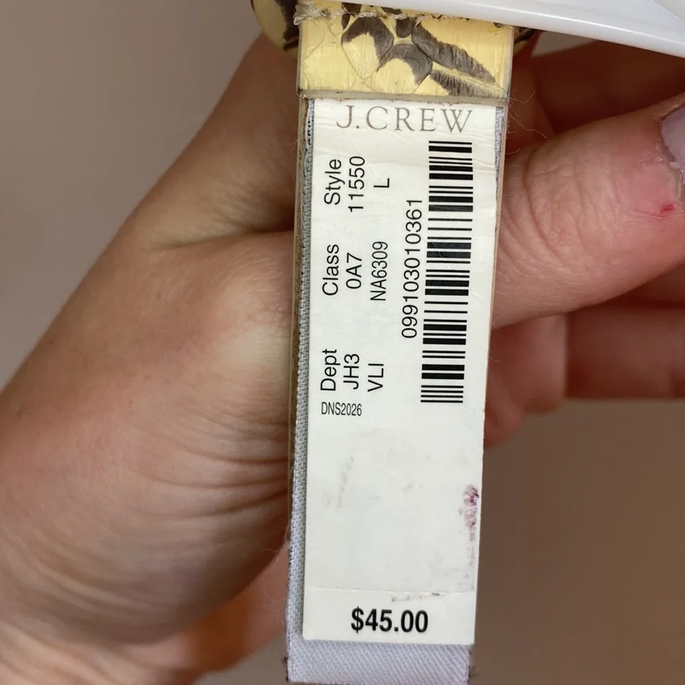 J. Crew crew cream